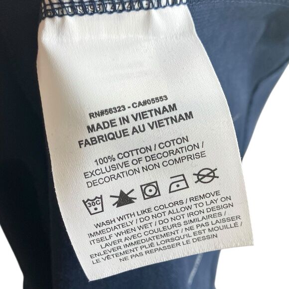 Nike T-Shirt WMNS S Blue Air Jordan Howard University Heavy Weight HBCU Jumpman - Picture 6 of 10